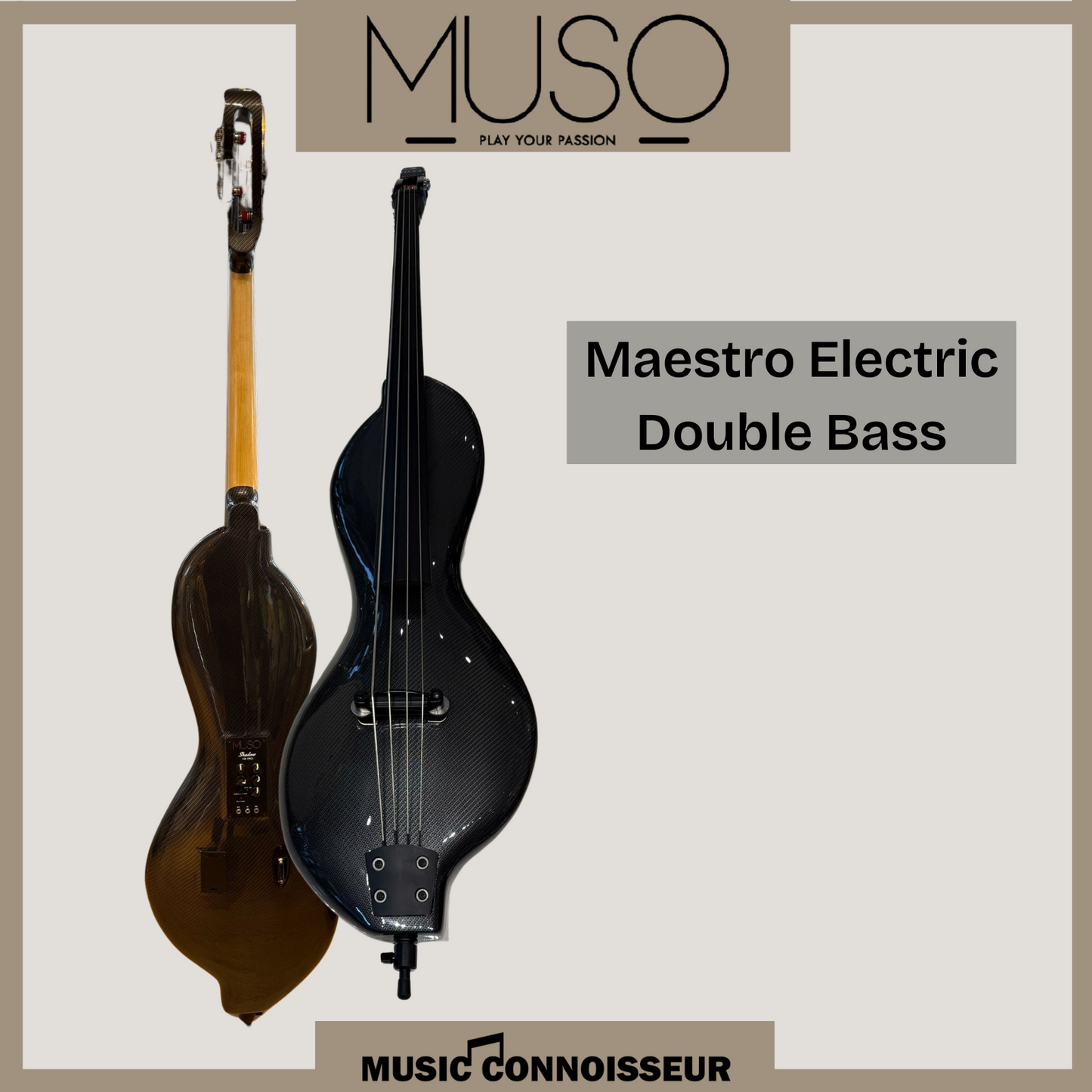 MUSO Maestro Electric Double Bass (Black)
