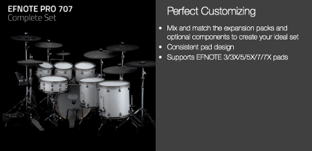 EFNOTE PRO 500 Series Standard Set Electronic Drum Kit