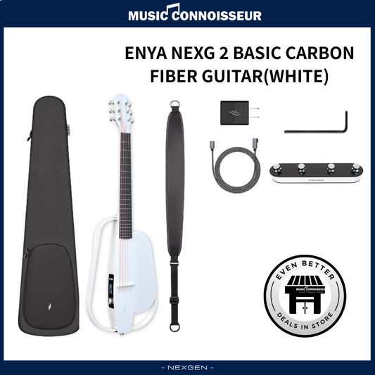 ENYA NEXG 2 Basic Carbon Fiber Guitar (White)