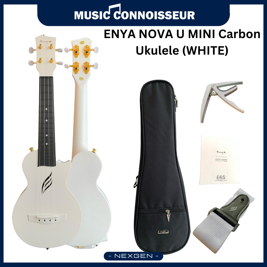 ENYA NOVA U MINI Carbon Ukulele (White)