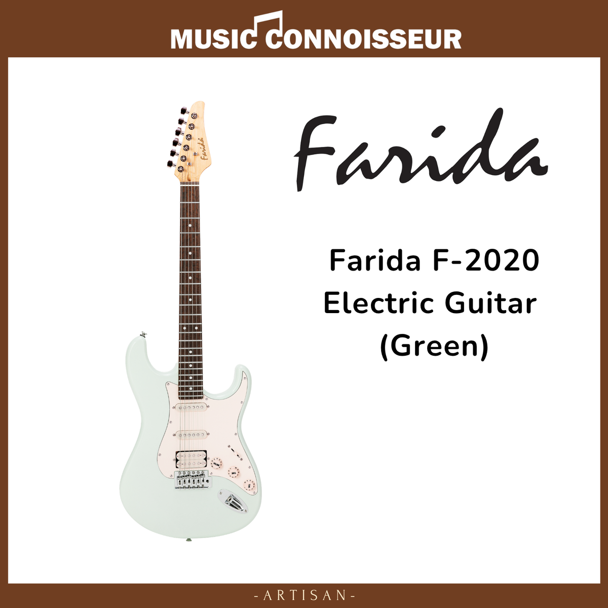 Farida F-2020 Electric Guitar (Green)