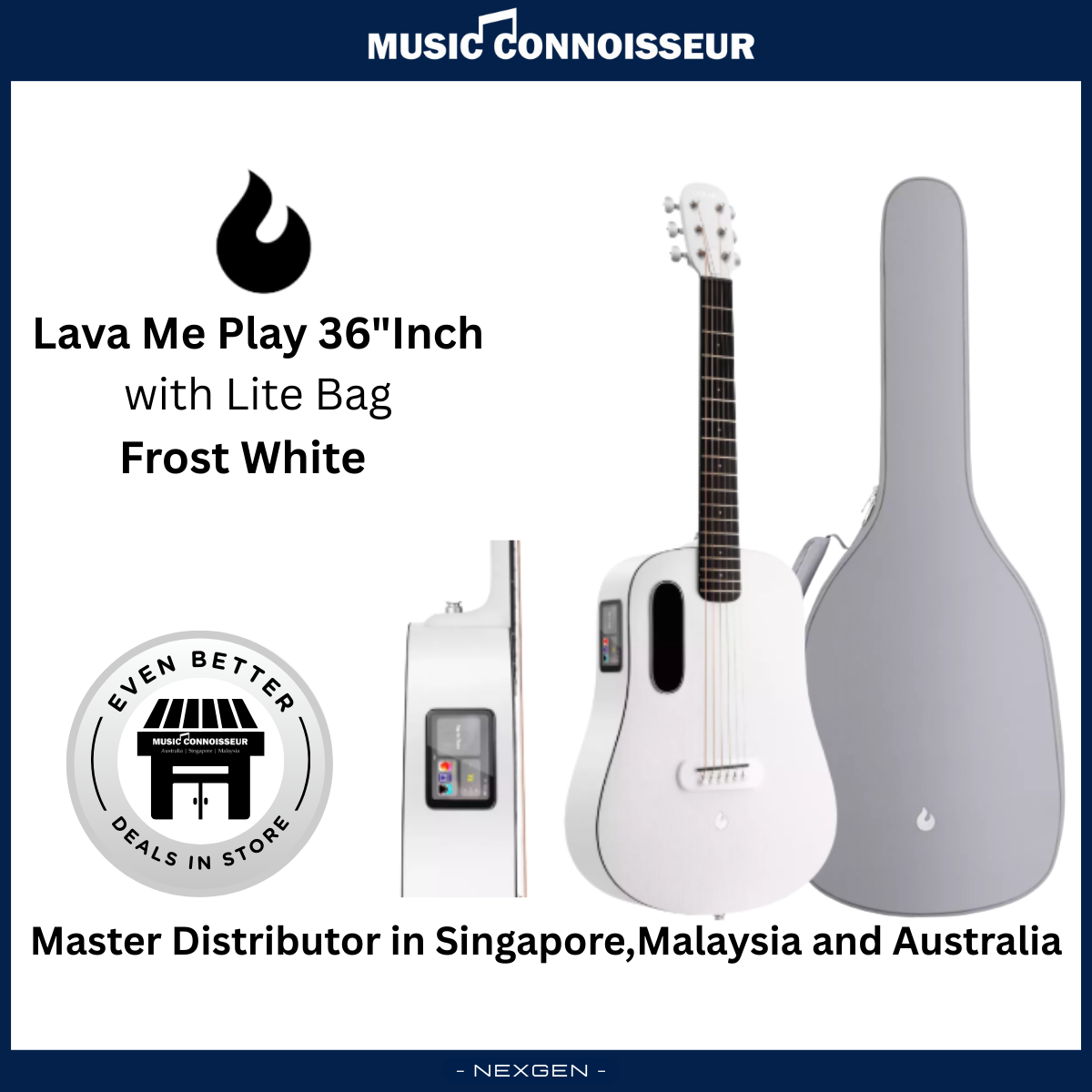 LAVA ME Play with Lite Bag (Frost White) – Music Connoisseur Singapore