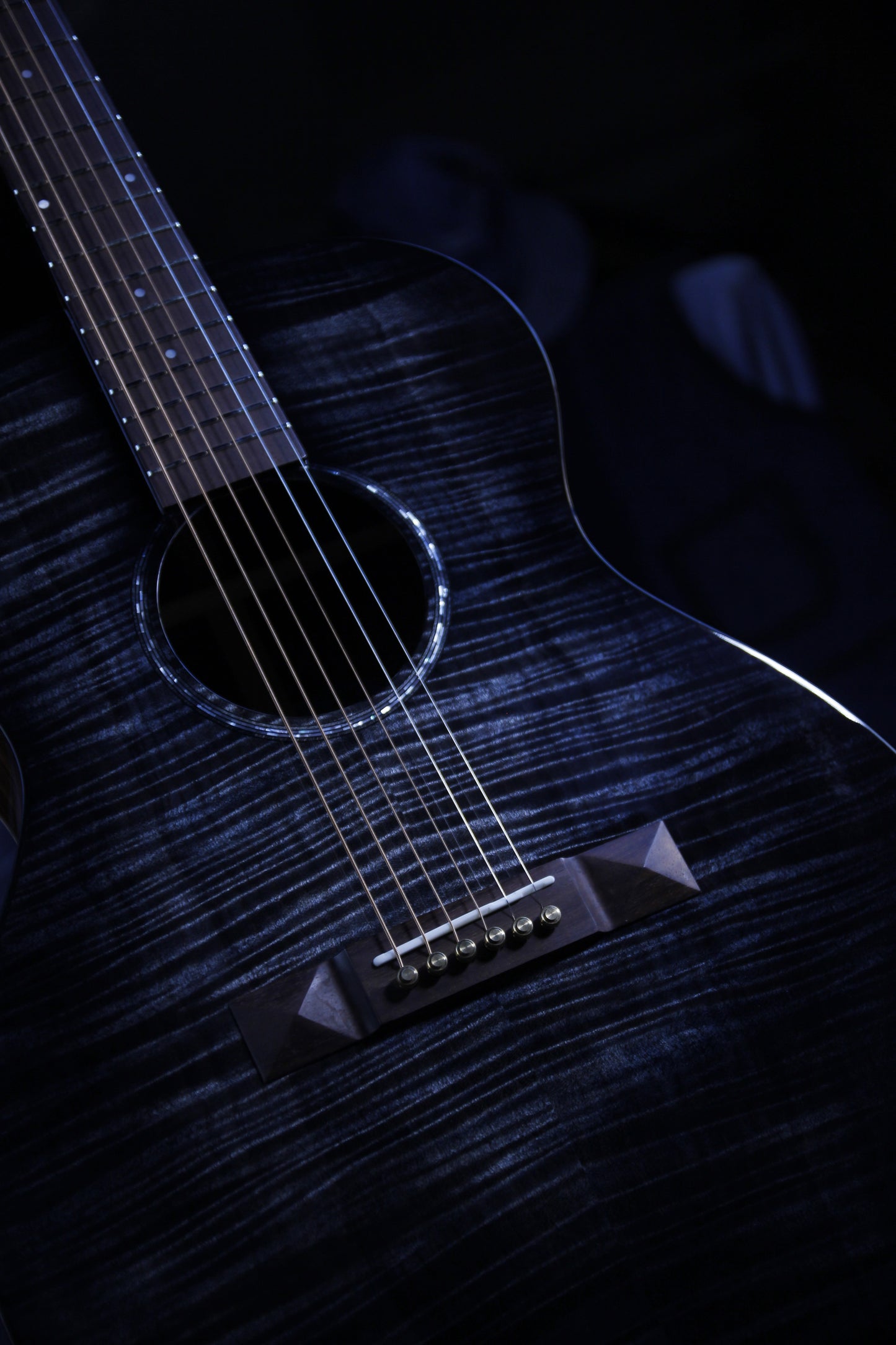 Rainie Denim 2nd Gen Acoustic Guitar with Pickup and Hard Case
