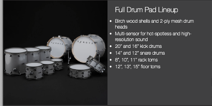 EFNOTE PRO 500 Series Standard Set Electronic Drum Kit