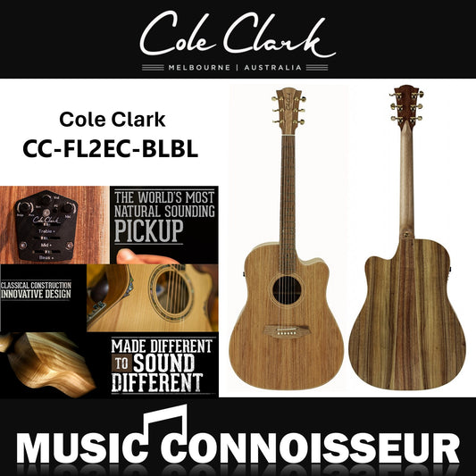 Cole Clark Acoustic Guitar CC-FL2EC-BLBL