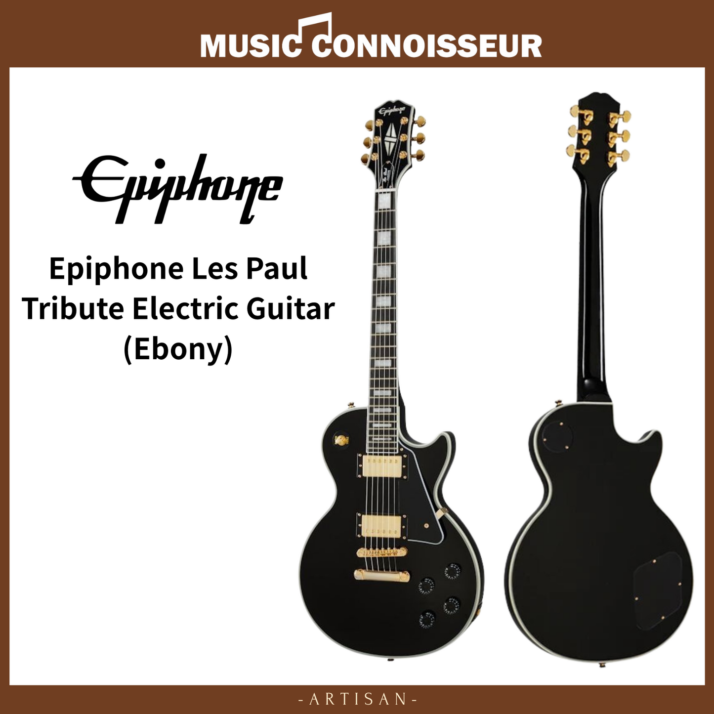 Epiphone Les Paul Tribute Electric Guitar (Ebony)