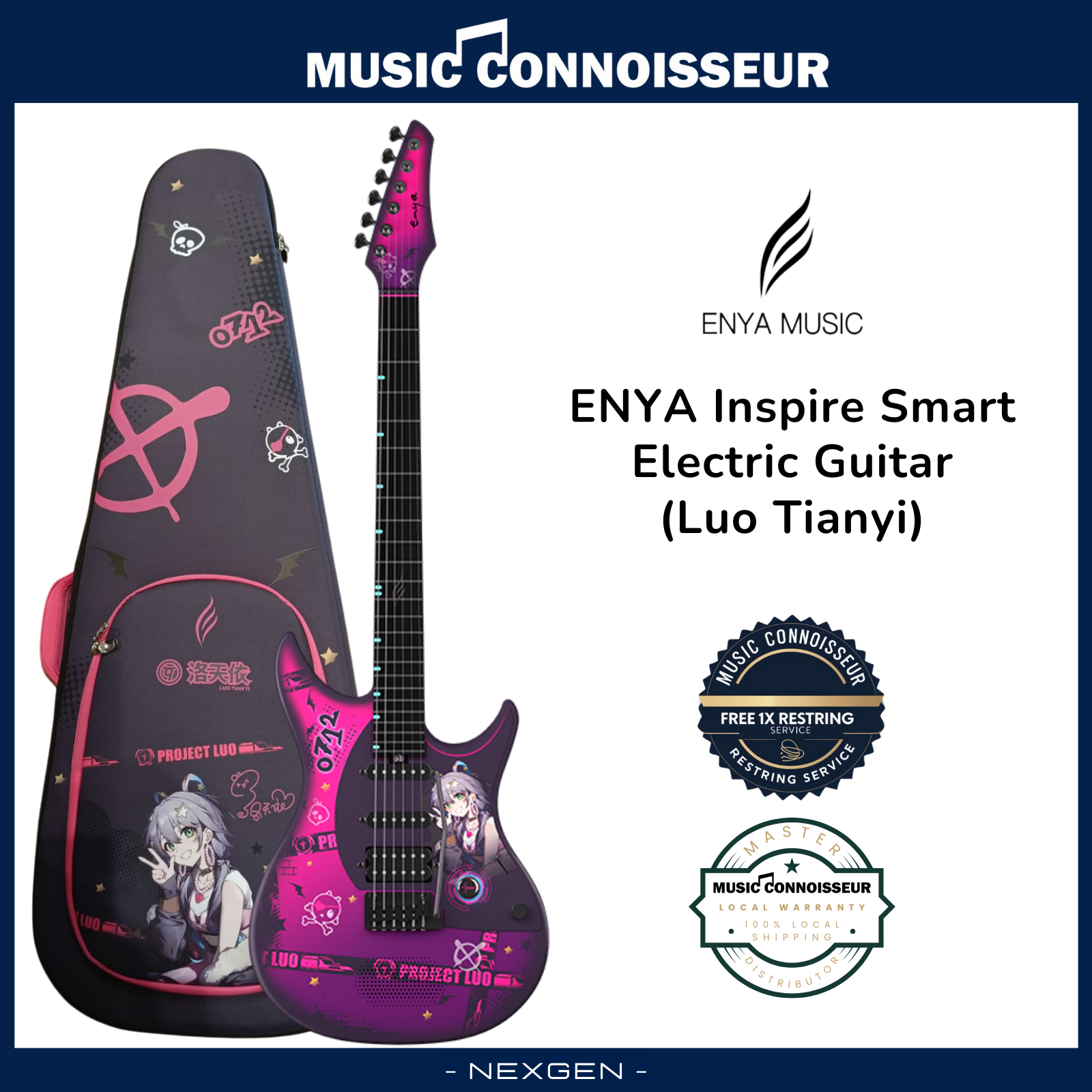 ENYA Inspire Smart Electric Guitar (Luo Tianyi) – Music
