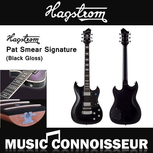 Hagstrom Pat Smear Signature Electric Guitar (Black Gloss)