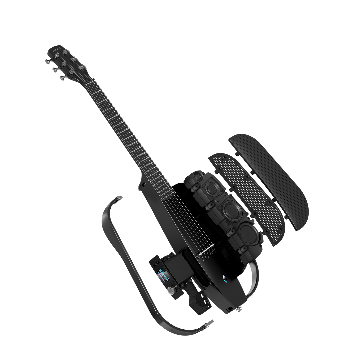 ENYA NEXG 2 Deluxe Carbon Fiber Guitar (Black)
