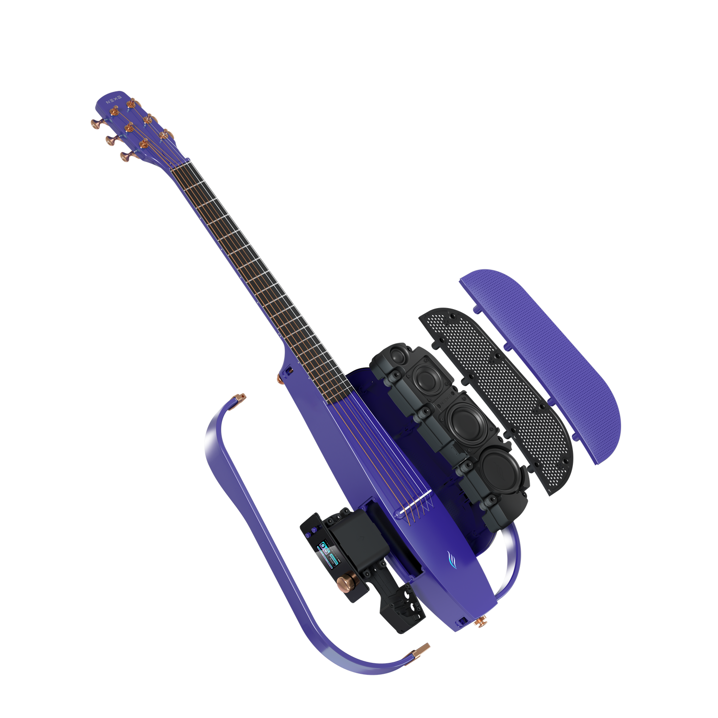 ENYA NEXG 2 Deluxe Carbon Fiber Guitar (Purple)