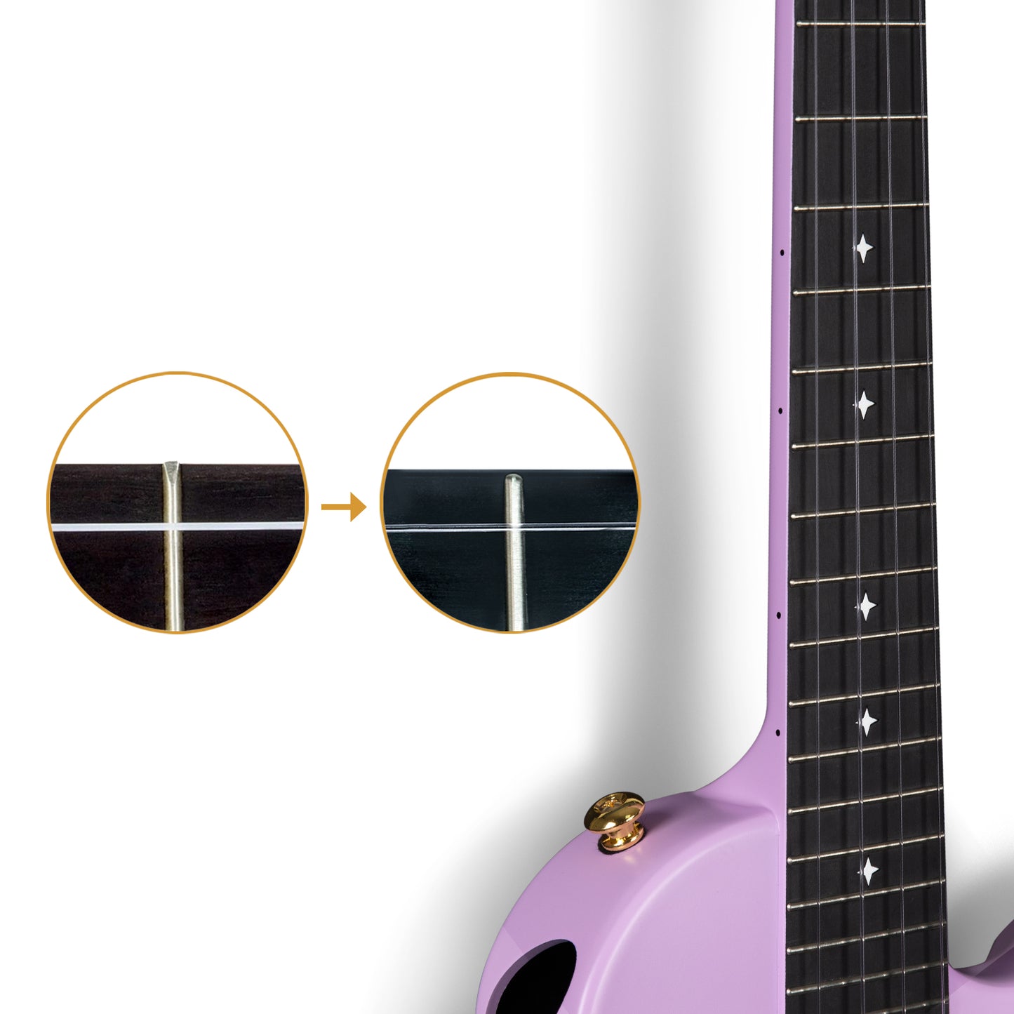 ENYA NOVA UE PRO Carbon Ukulele (Purple)