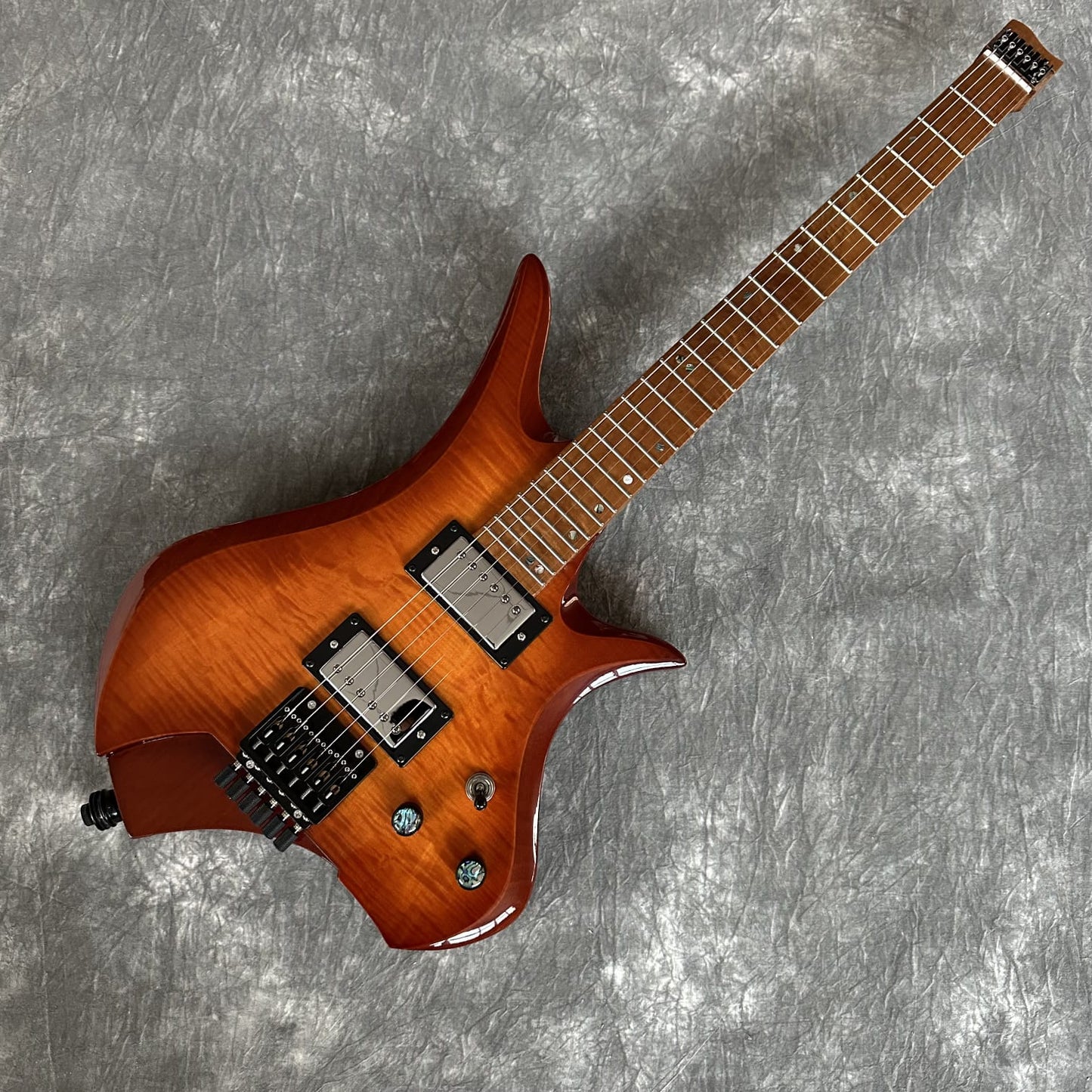 T Guitar Volt Pro Headless Travel Electric Guitar (SB)