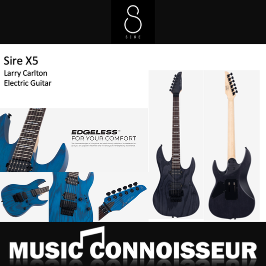 Sire Larry Carlton X5 Electric Guitar (Transparent Black Satin)