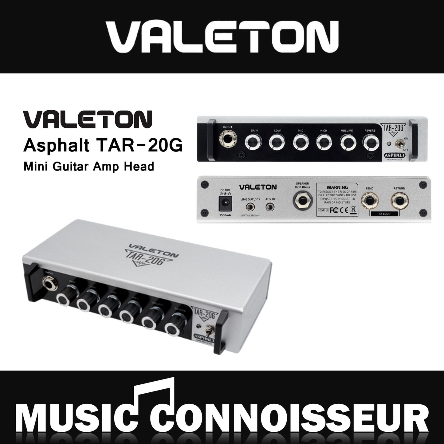 Valeton Asphalt TAR-20G Mini Guitar Amp