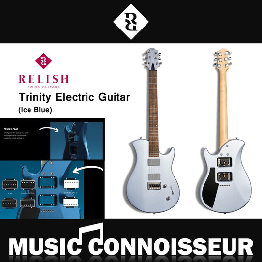 Relish Trinity Electric Guitar with Humbucker Pickup Set (Ice Blue)