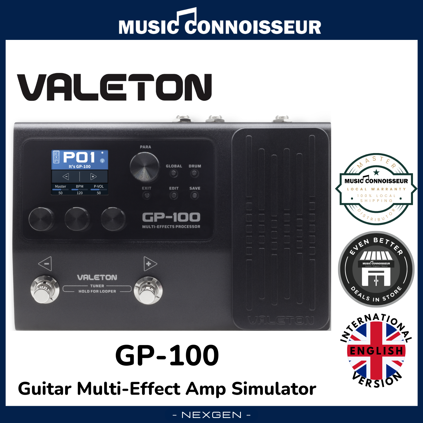 Valeton GP 100 本体のみ Valeton_17.png?v=1771054458
