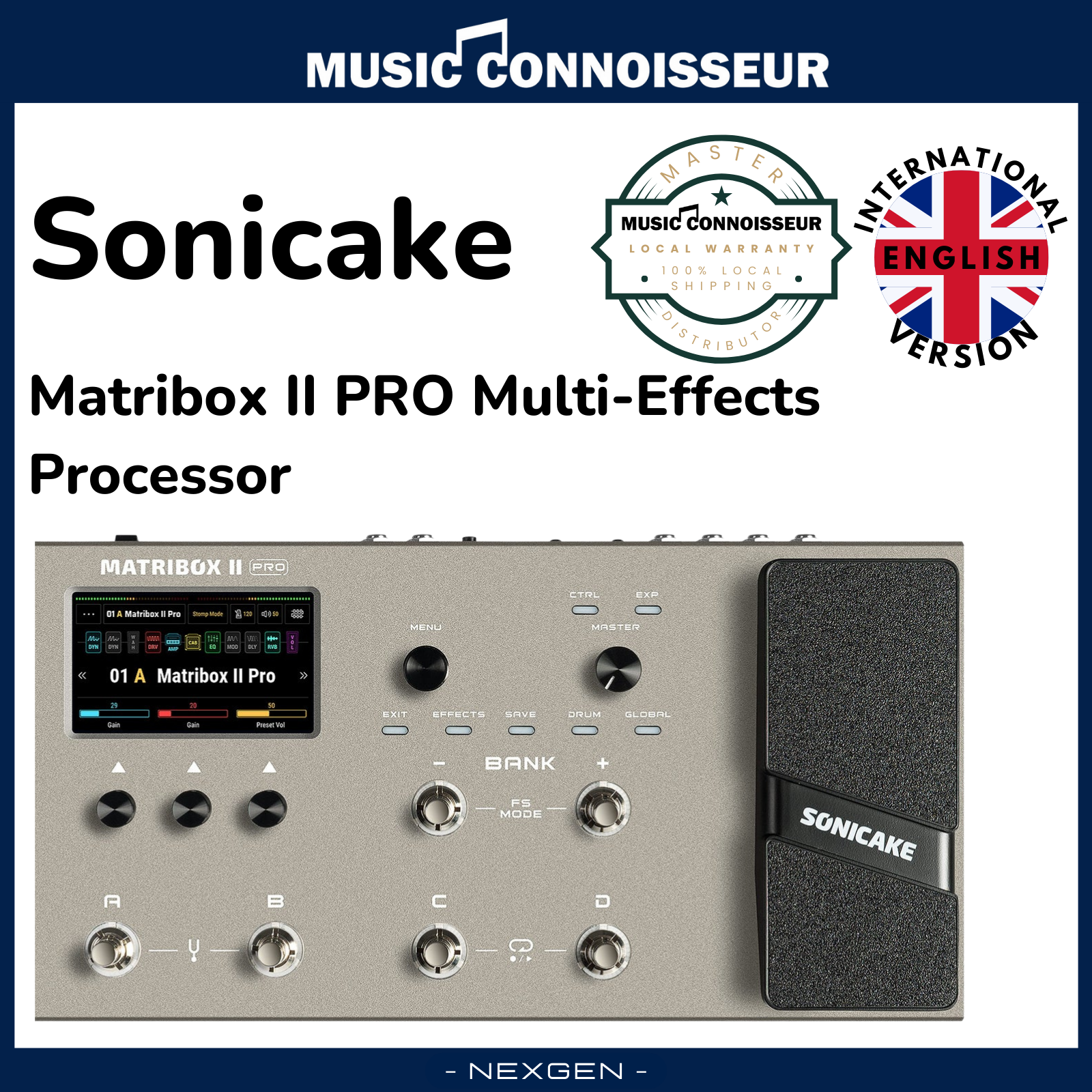 Sonicake Matribox II Pro Multi-Effects Processor – Music