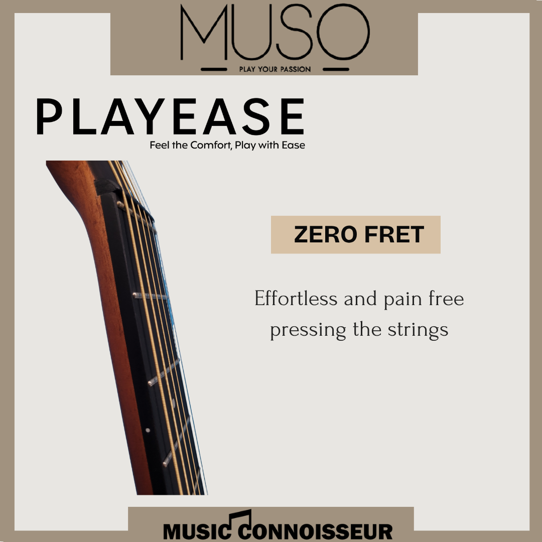 MUSO Virtuoso 40" Acoustic Guitar w/ Pickup (Sunburst)