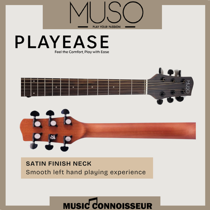 MUSO Virtuoso 40" Acoustic Guitar w/ Pickup (Sunburst)