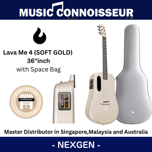 LAVA ME 4 Carbon 36" with Space Bag (Soft Gold)