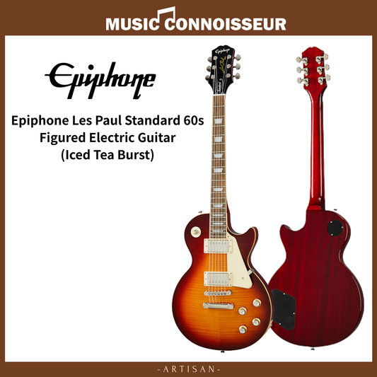 Epiphone Les Paul Standard 60s Figured Electric Guitar (Iced Tea Burst)