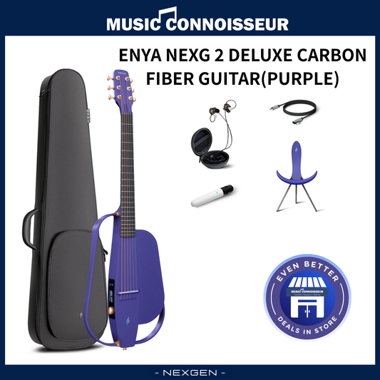 ENYA NEXG 2 Deluxe Carbon Fiber Guitar (Purple)
