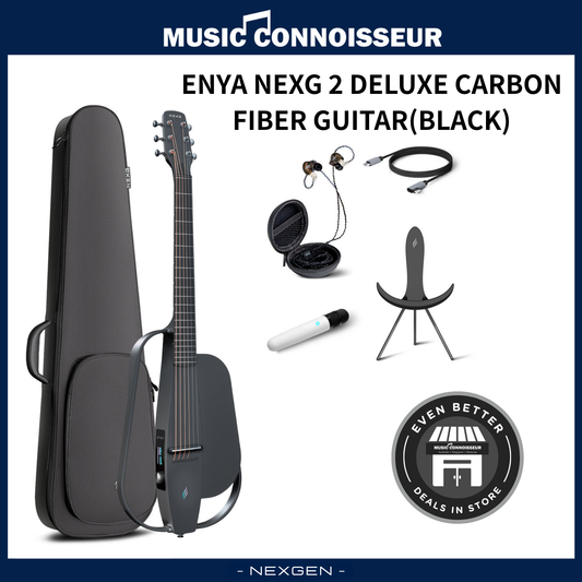 ENYA NEXG 2 Deluxe Carbon Fiber Guitar (Black)