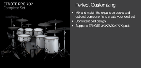 EFNOTE PRO 500 Standard Set Electronic Drum Kit (w/Hardware Set)