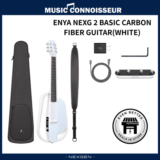ENYA NEXG 2 Basic Carbon Fiber Guitar (White)