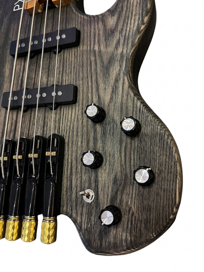 PX Maestro 4 Strings Headless Bass (Black)