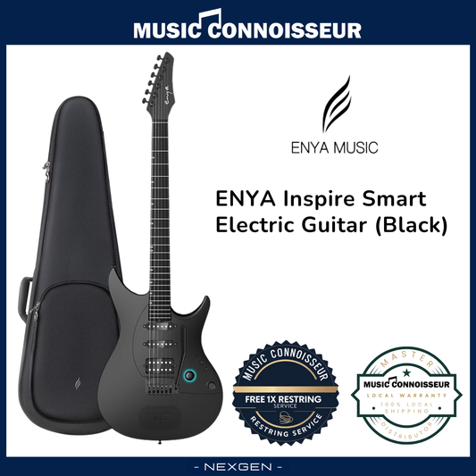 ENYA Inspire Smart Electric Guitar (Black)