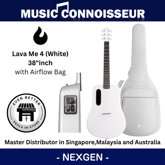LAVA ME 4 Carbon 38" with Airflow Bag (White)