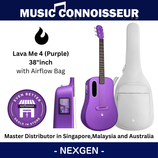 LAVA ME 4 Carbon 38" with Airflow Bag (Purple)