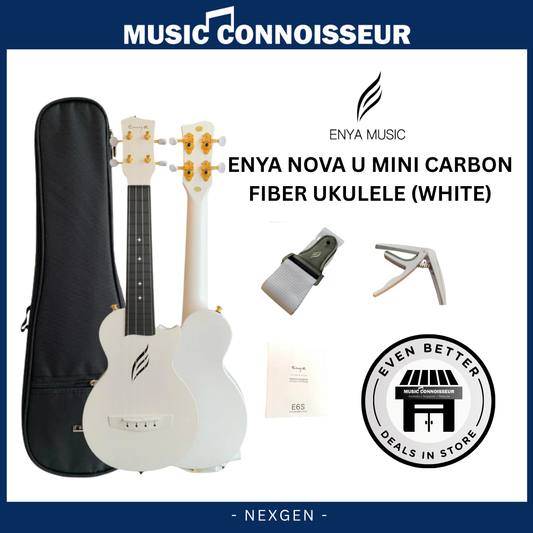 ENYA NOVA U MINI Carbon Ukulele (White)