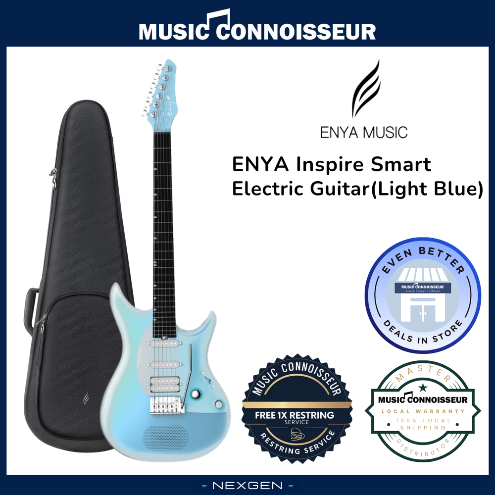 ENYA Inspire Smart Electric Guitar (Light Blue)