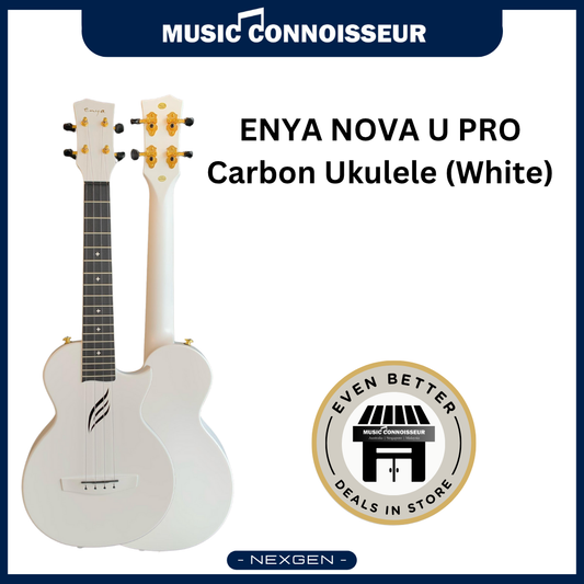 ENYA NOVA U PRO Carbon Ukulele (White)