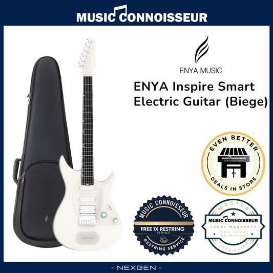 ENYA Inspire Smart Electric Guitar (Beige)