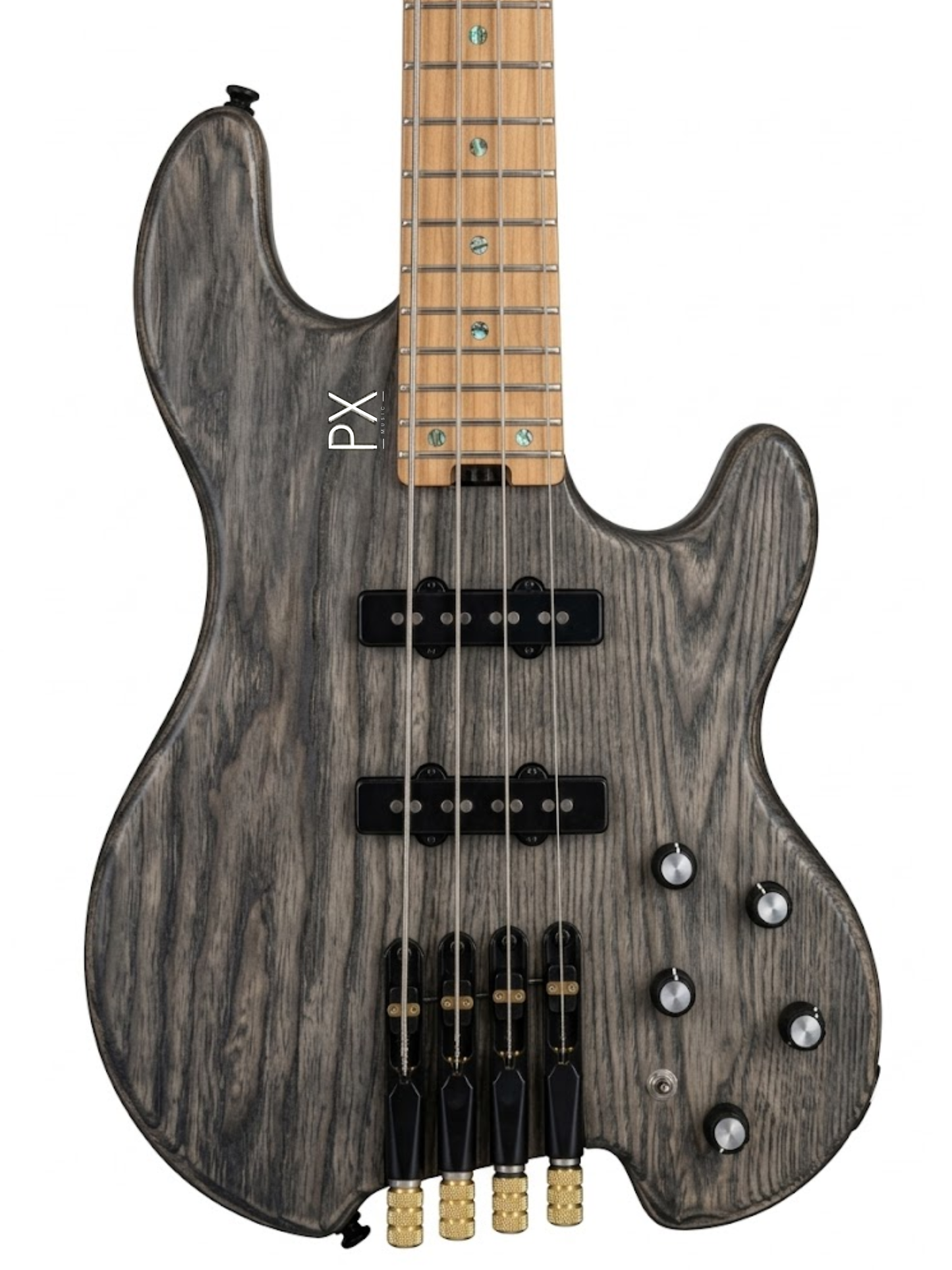 PX Maestro 4 Strings Headless Bass (Black)