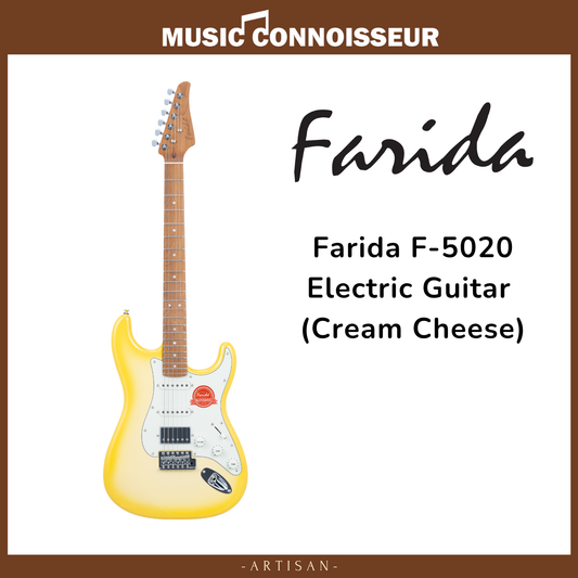 Farida F-5020 Electric Guitar (Cream Cheese)