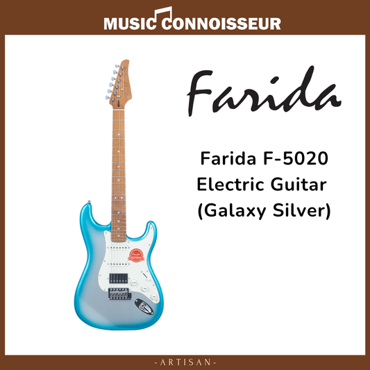 Farida F-5020 Electric Guitar (Galaxy Silver)