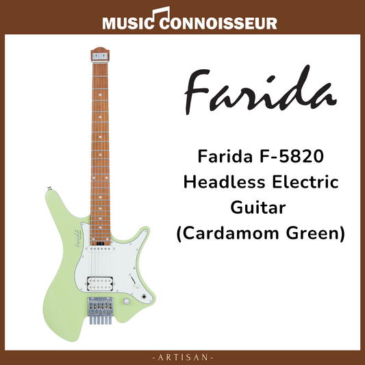 Farida F-5820 Headless Electric Guitar (Cardamom Green)
