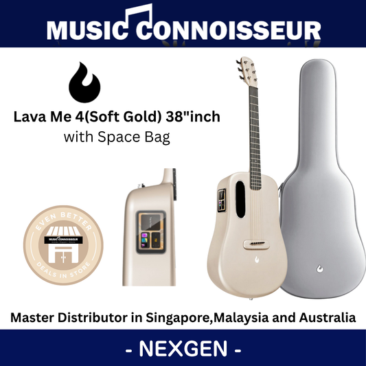 LAVA ME 4 Carbon 38" with Space Bag (Soft Gold)