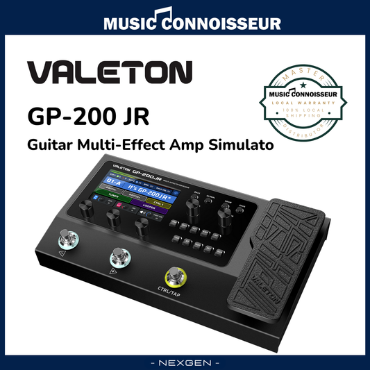 Valeton GP-200JR Guitar Multi-Effect Amp Simulator (Black)