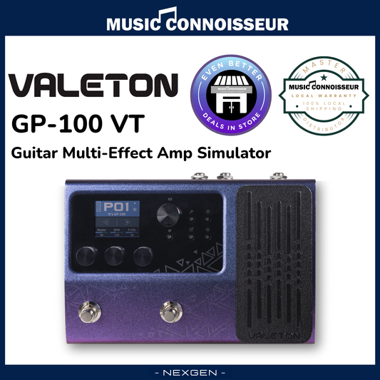 Valeton GP-100VT Guitar Multi-Effect Amp Simulator (Purple)