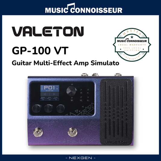 Valeton GP-100VT Guitar Multi-Effect Amp Simulator (Purple)