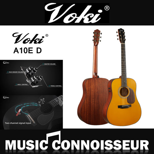 Voki A10E Artisan Series (D) Acoustic Guitar