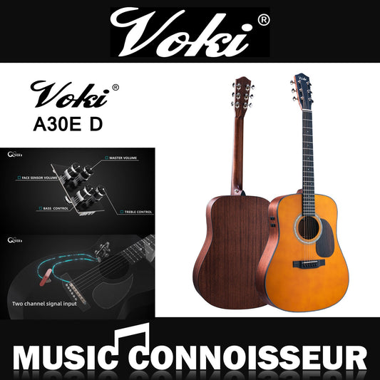 Voki A30E Artisan Series (D) Acoustic Guitar