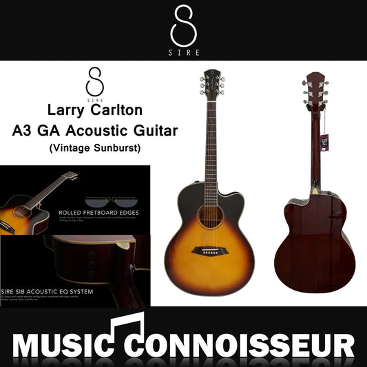 SIRE Larry Carlton A3 GA Acoustic Guitar (Vintage Sunburst)