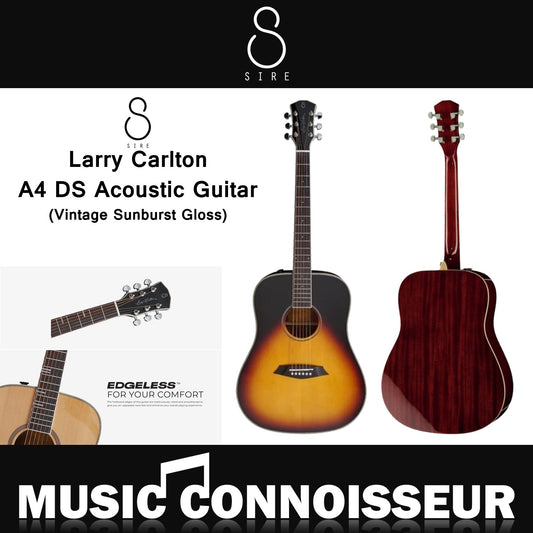 SIRE Larry Carlton A4 DS Acoustic Guitar (Vintage Sunburst Gloss)