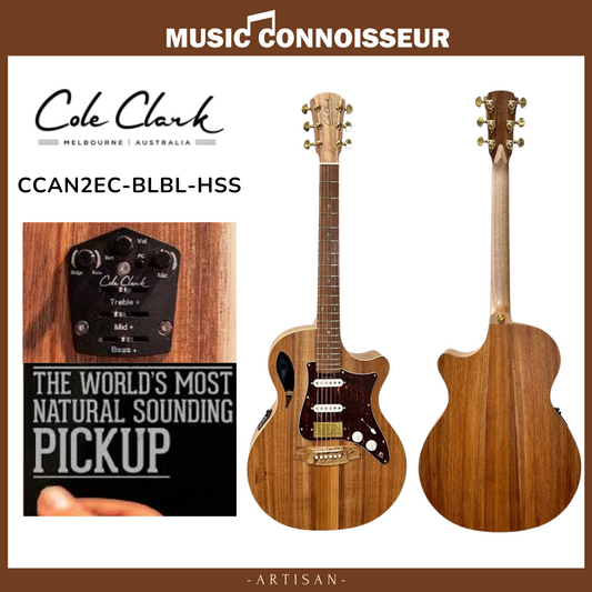 Cole Clark Acoustic Guitar CC-AN2EC-BLBL-HSS